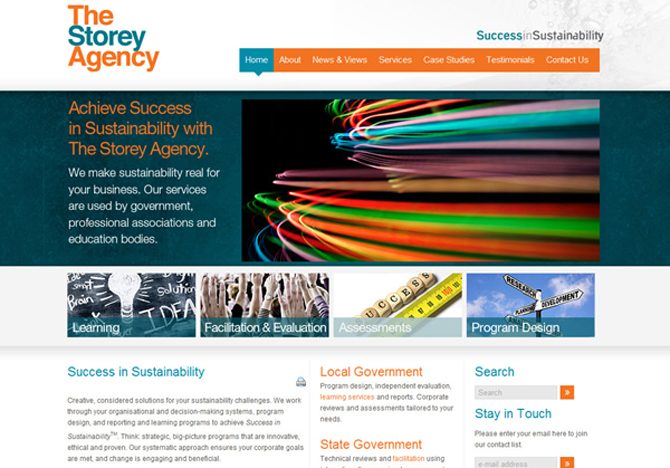 Website content