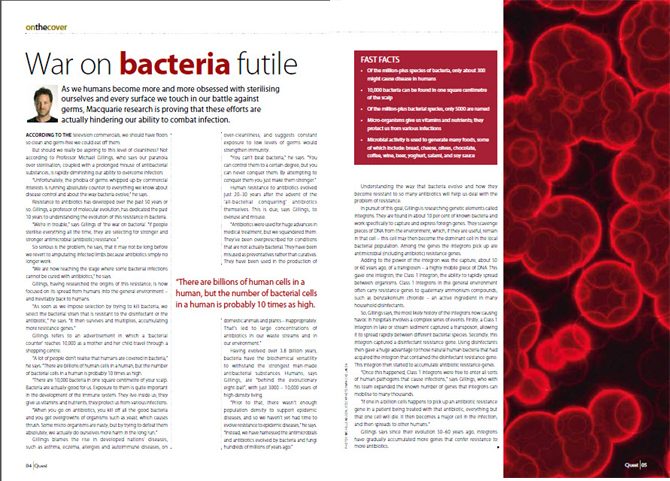 Research - War on bacteria