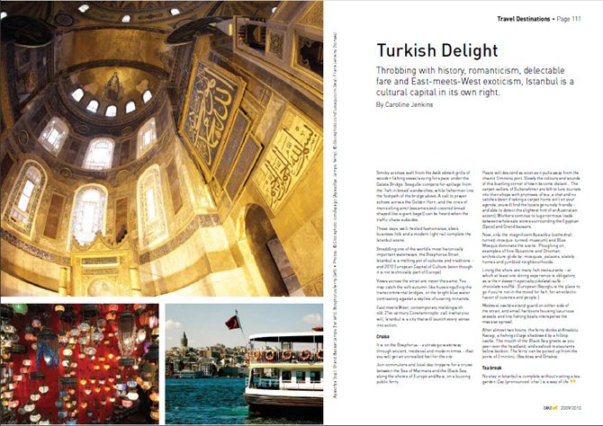 Travel destination feature - Istanbul