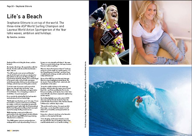 Stephanie Gilmore article